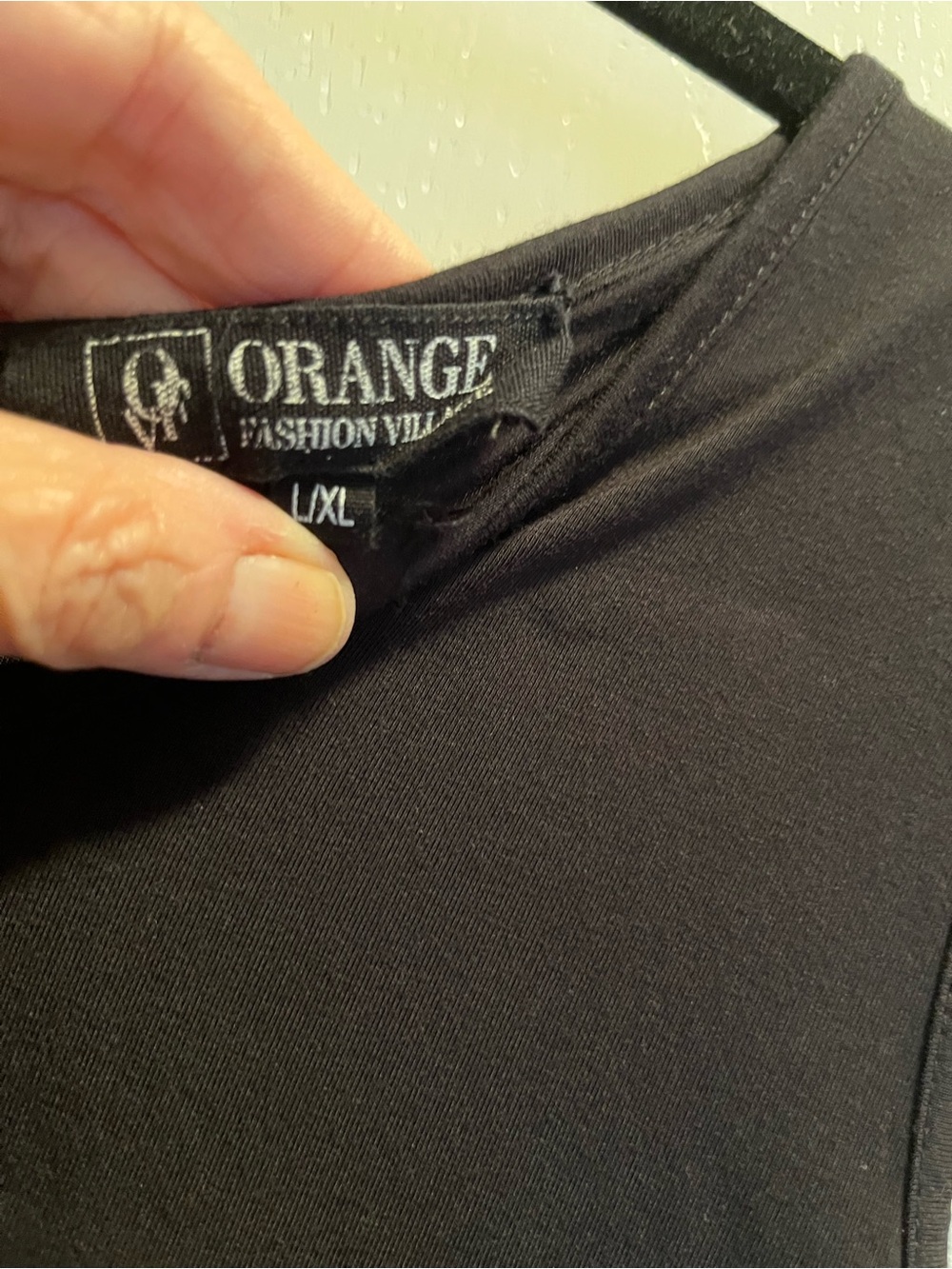 Orange Fashion Village Women's Black Tank Top